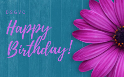 Happy Birthday, DSGVO! Seminarreihe „DSGVO und Informationssicherheit in Microsoft Office 365“