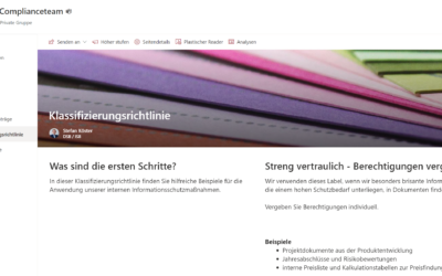 Informationssicherheit mit Microsoft Viva Learning verbessern